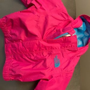 Infant pink north face jacket